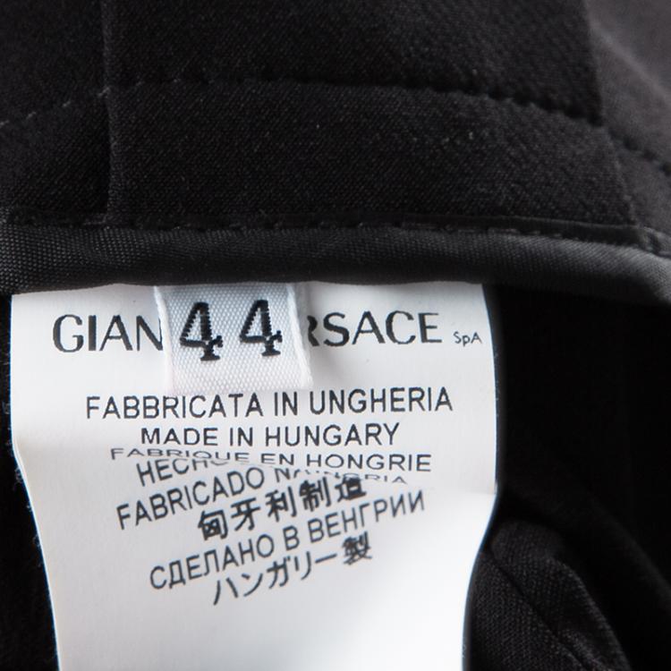 Pre Owned Versace Collection Black Flared Trousers M