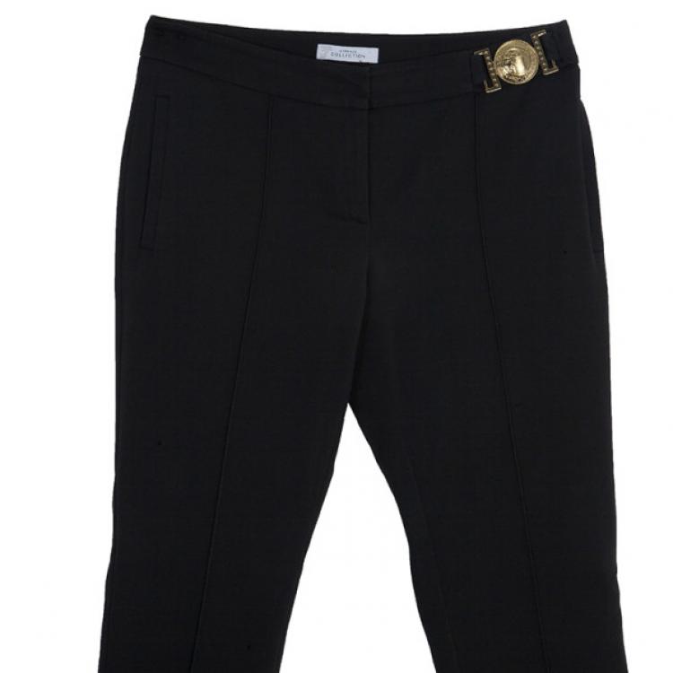 Pre Owned Versace Tapered Trousers S