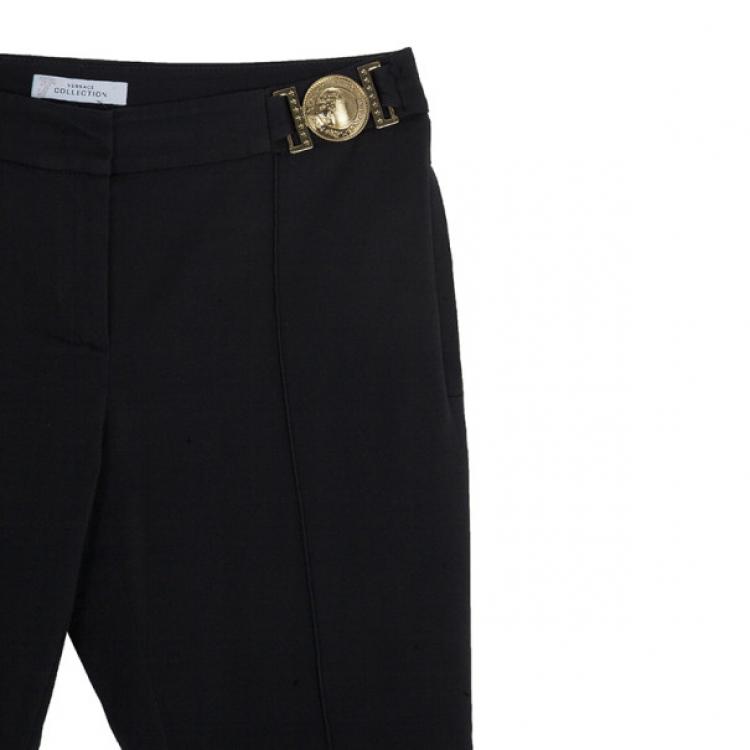 Pre Owned Versace Tapered Trousers S