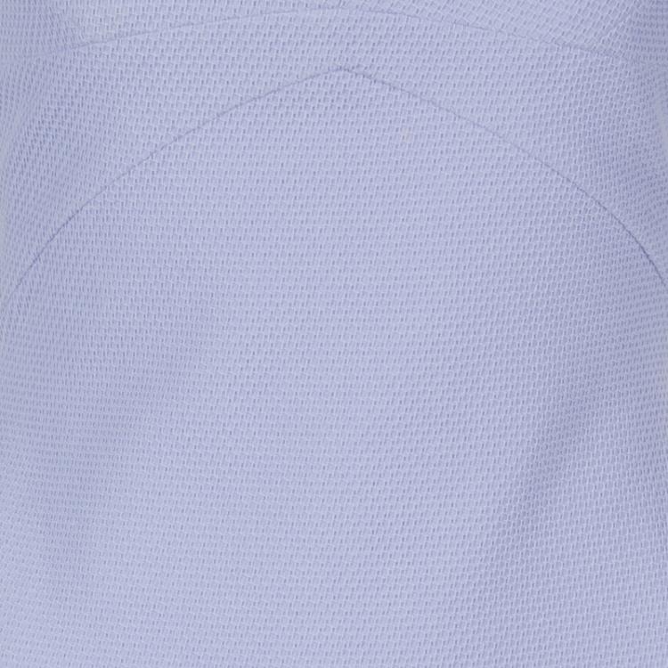 مملوكة مسبقًا Versace Lilac Textured Cotton Fitted Sleeveless Dress S