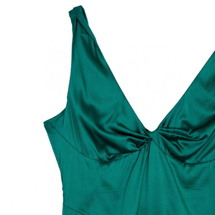 Pre Owned Versace Signature Silk Dress M