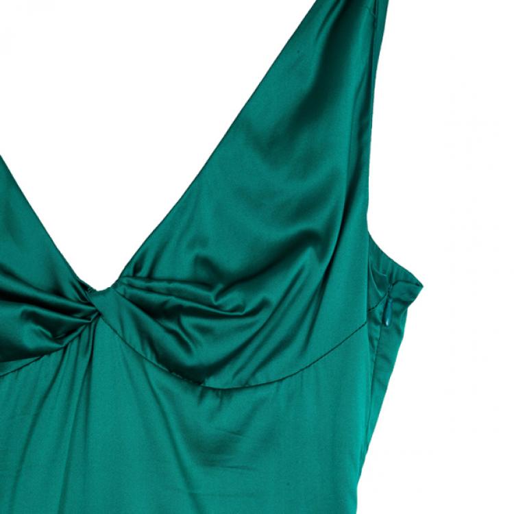 Pre Owned Versace Signature Silk Dress M