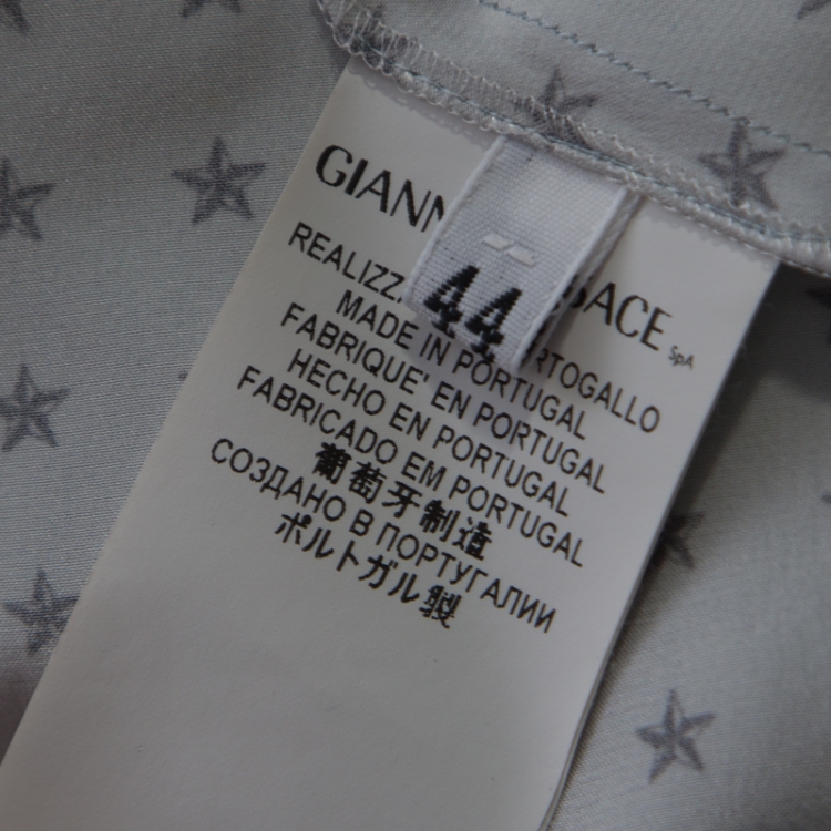 Pre Owned Versace Collection Multicolor Baroque Printed Silk Shirt M 