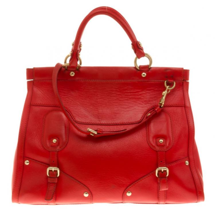 Pre Owned Versace Framed Large Satchel