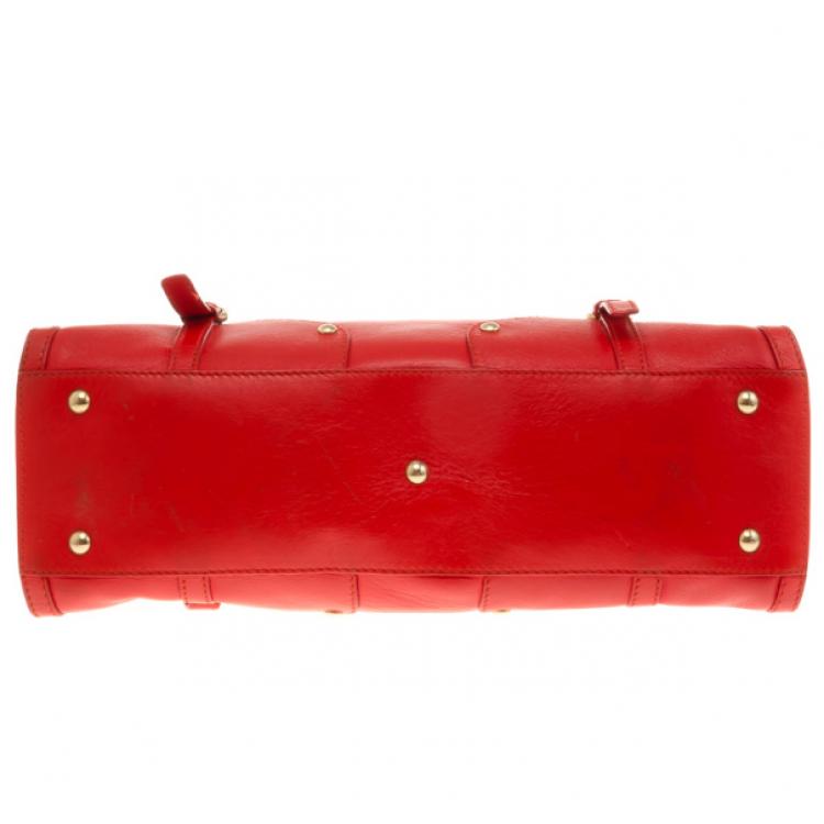 Pre Owned Versace Framed Large Satchel