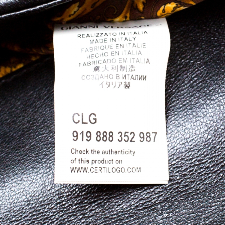 Pre Owned Versace Black Quilted Leather Calliope Vanitas Shoulder Bag