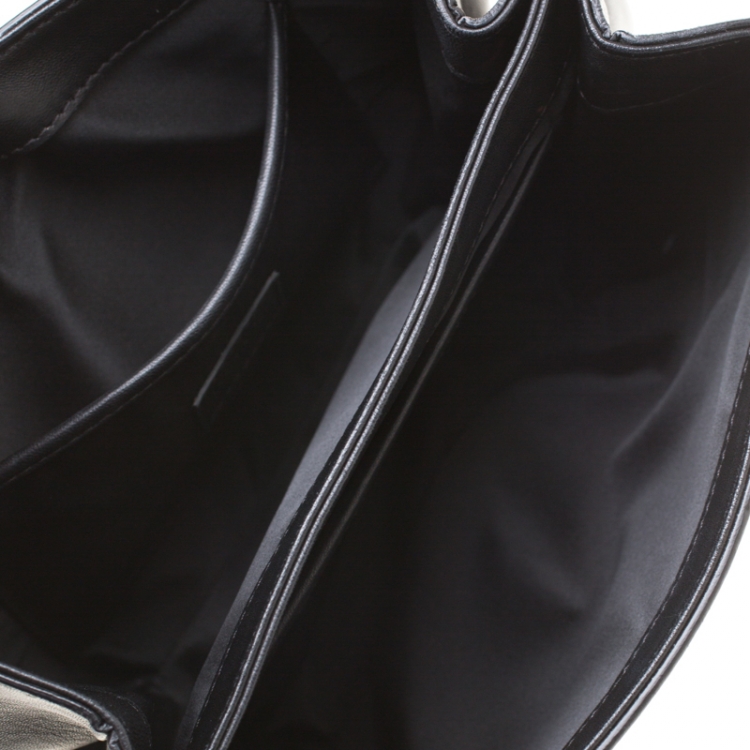 Pre Owned Versace Black Leather Medusa Sultan Shoulder Bag