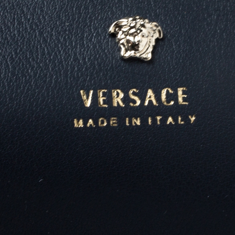 Pre Owned Versace Multicolor Leather Palazzo Tote