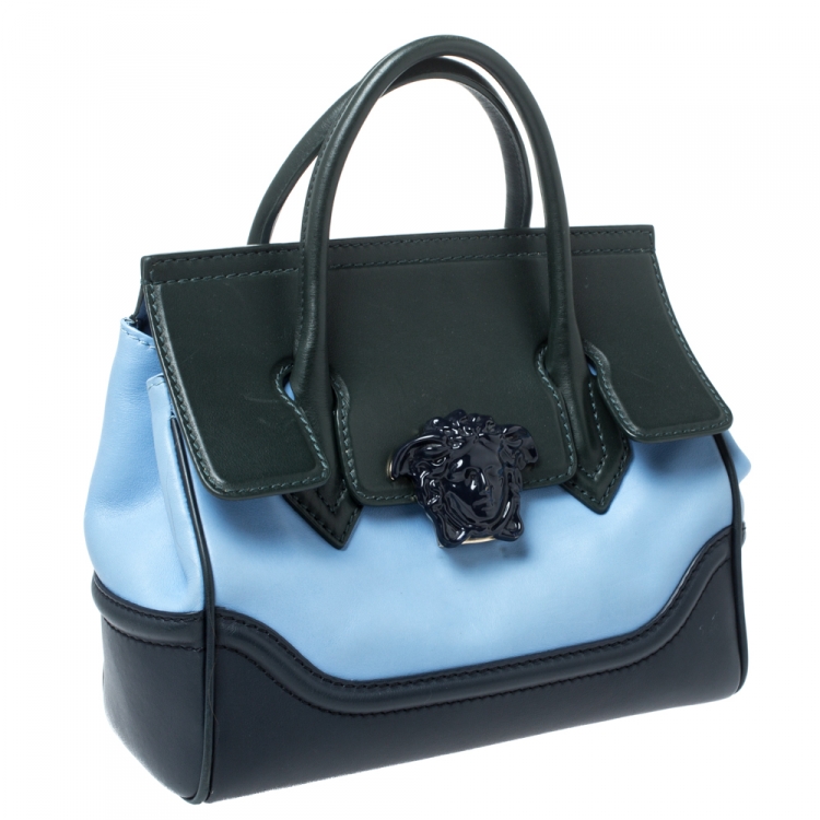 Pre Owned Versace Multicolor Leather Palazzo Tote