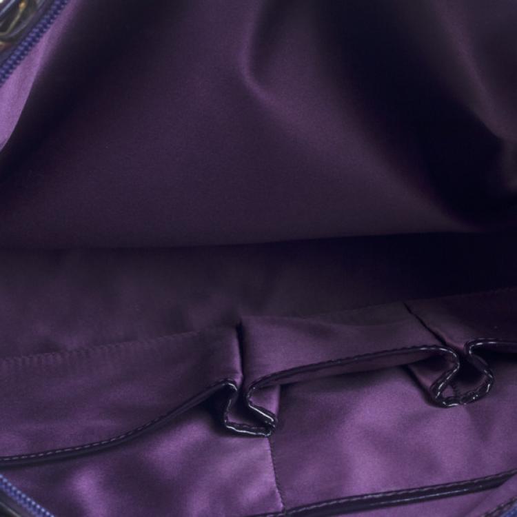 Pre Owned Versace Monogram Floral Tote