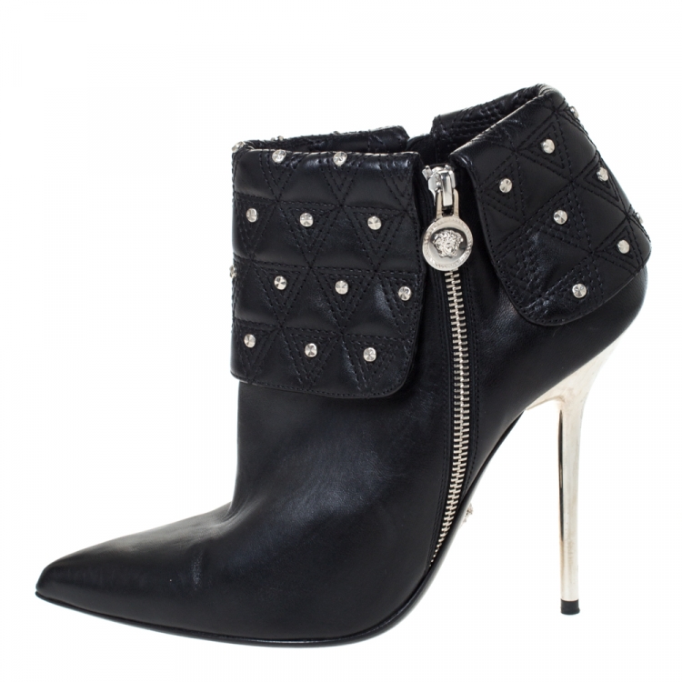 versace fur boots