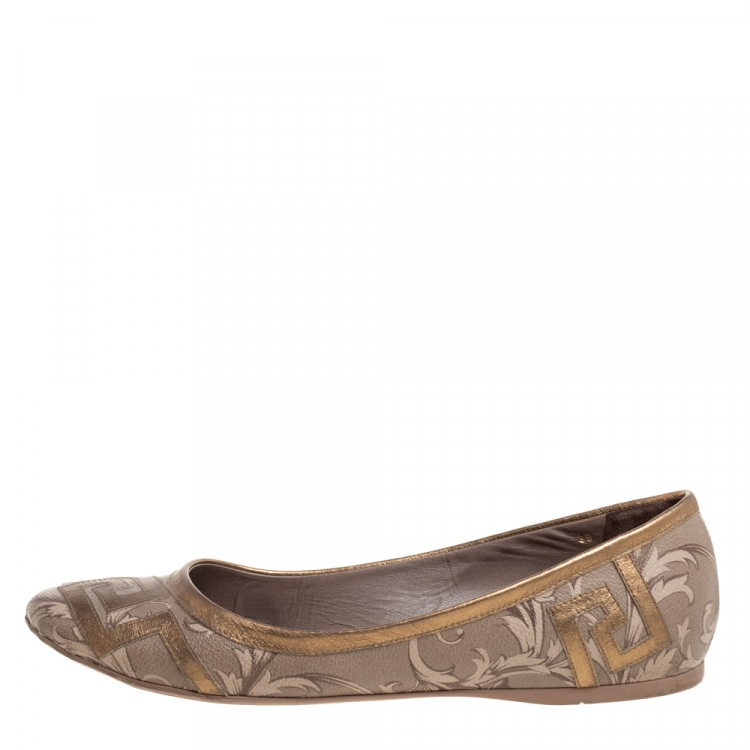 versace ballet flats