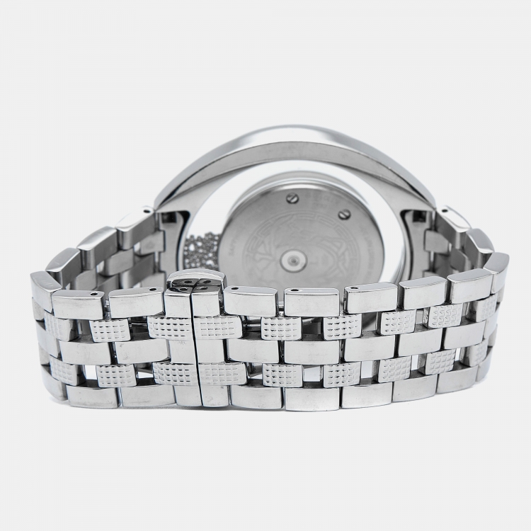 Pre Owned Versace White Stainless Steel Destiny Spirit 86Q99D002-S099 Women's Wristwatch 39 mm