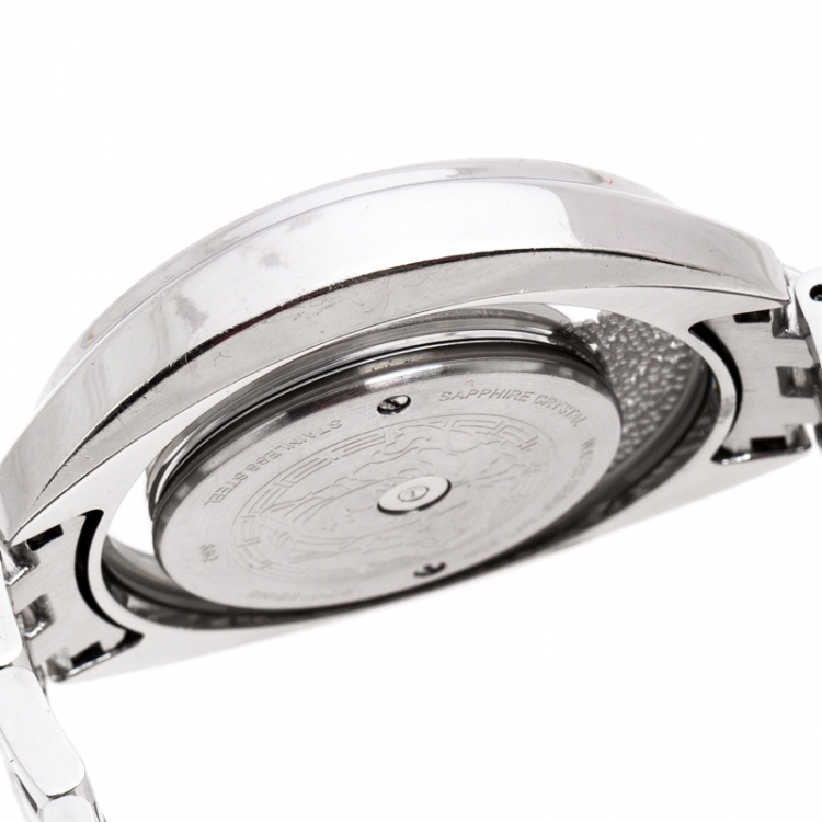 Pre Owned Versace White Stainless Steel Destiny Spirit 86Q Women's Wristwatch 39 mm