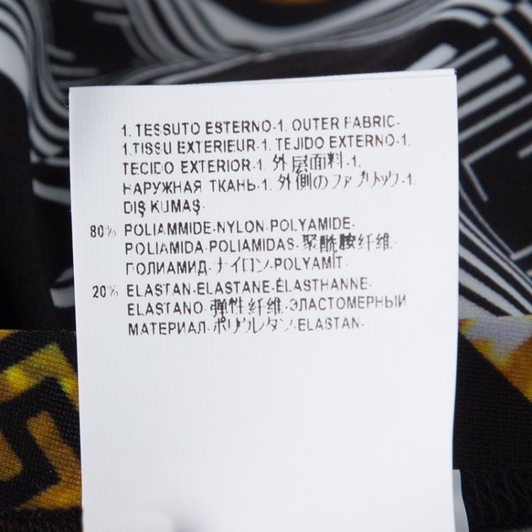 Pre Owned Versus Versace Multicolor Hero Print Leggings S