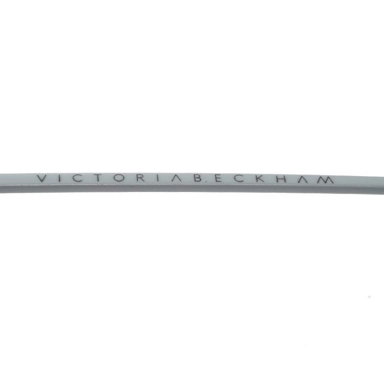 Pre Owned Victoria Beckham White/Gold Mirrored VBS90 C6 Classic Victoria Sunglasses