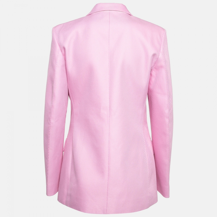 Victoria Beckham 23SS ジャケット ピンク系 Victoria Beckham Pink Jumbo Twill Single Button Jacket M