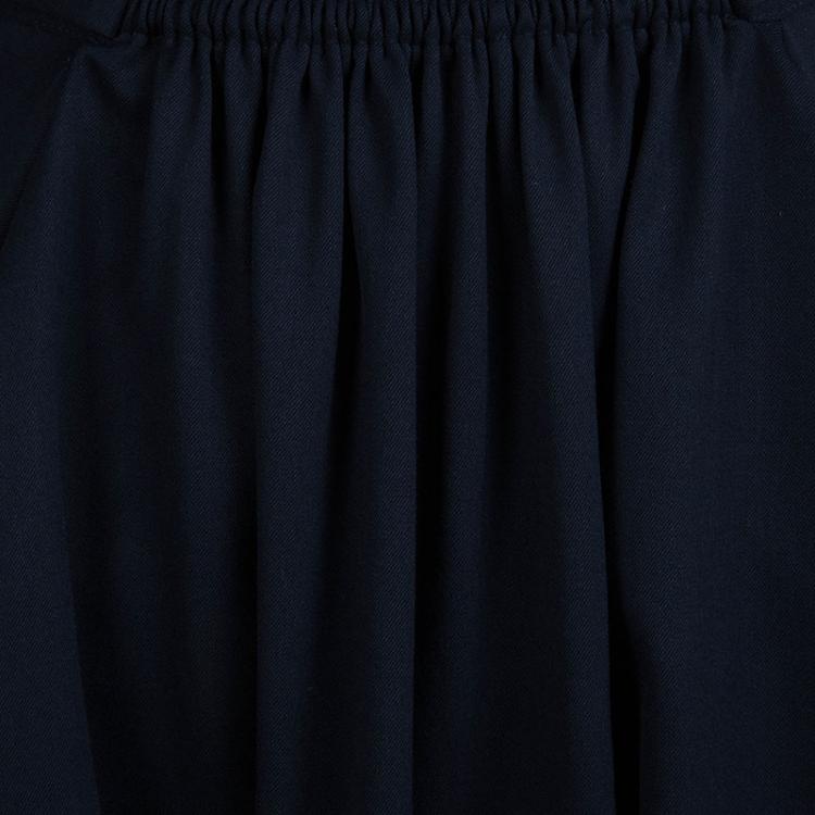 Pre Owned Vivienne Westwood Red Label Navy Blue Wool Relaxed Waist Harem Trousers M