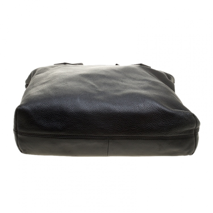 Pre Owned Vivienne Westwood Black Leather Tote