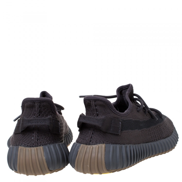 Pre Owned Yeezy x Adidas Cinder Cotton Knit Boost 350 V2 Sneakers Size 37.5