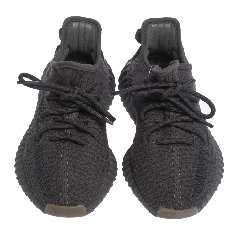 Pre Owned Yeezy x Adidas Cinder Cotton Knit Boost 350 V2 Sneakers Size 36