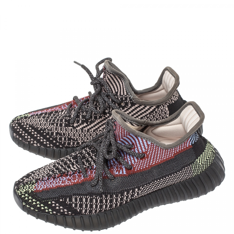 Yeezy x Adidas Multicolor Yecheil Cotton Knit Boost 350 V2 Sneakers