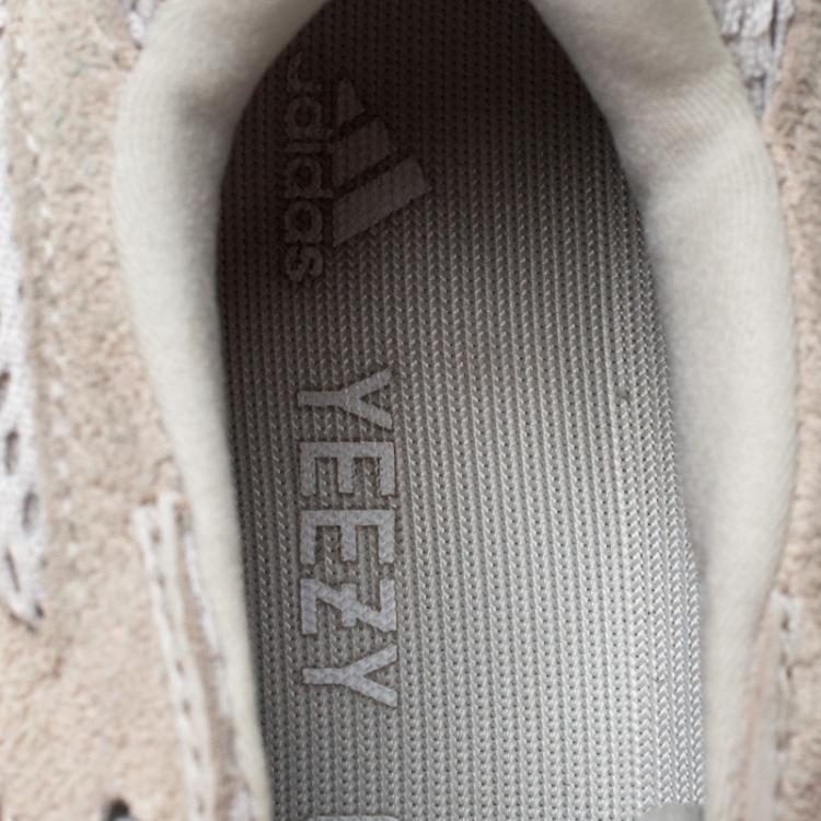 Pre Owned Yeezy x Adidas Off-white Suede, Leather And Mesh Yeezy 500 Sneakers Size 38