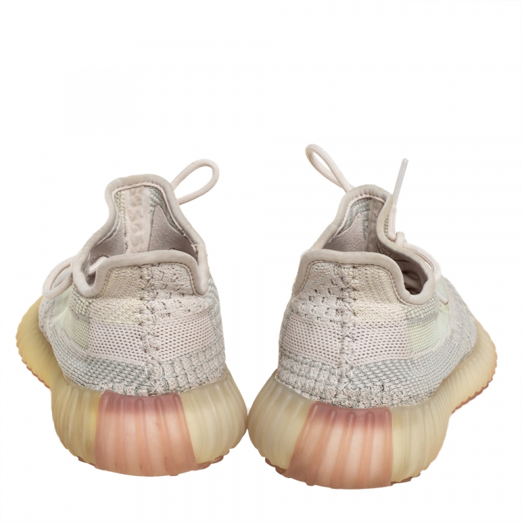 Pre Owned Yeezy x Adidas Boost 350 V2 Lundmark Non-Reflective Sneakers Size 37.5