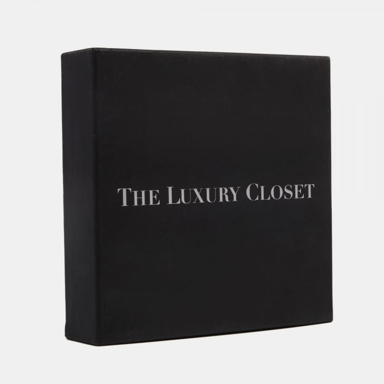 Pre Owned Yves Saint Laurent Black Leather Buckle Belt 90CM