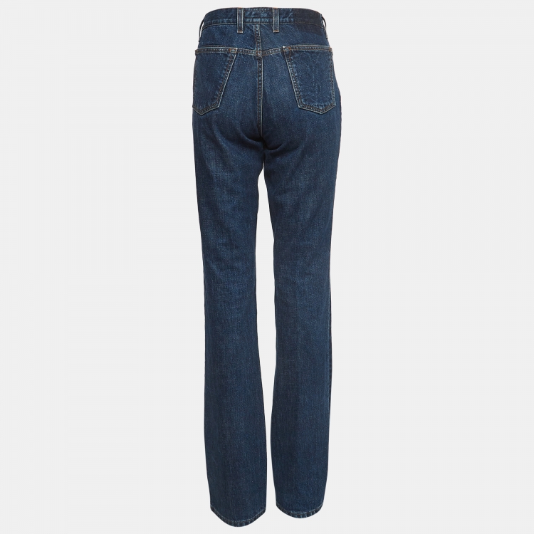 Pre Owned Yves Saint Laurent Denim Flared Jeans L Waist 32"