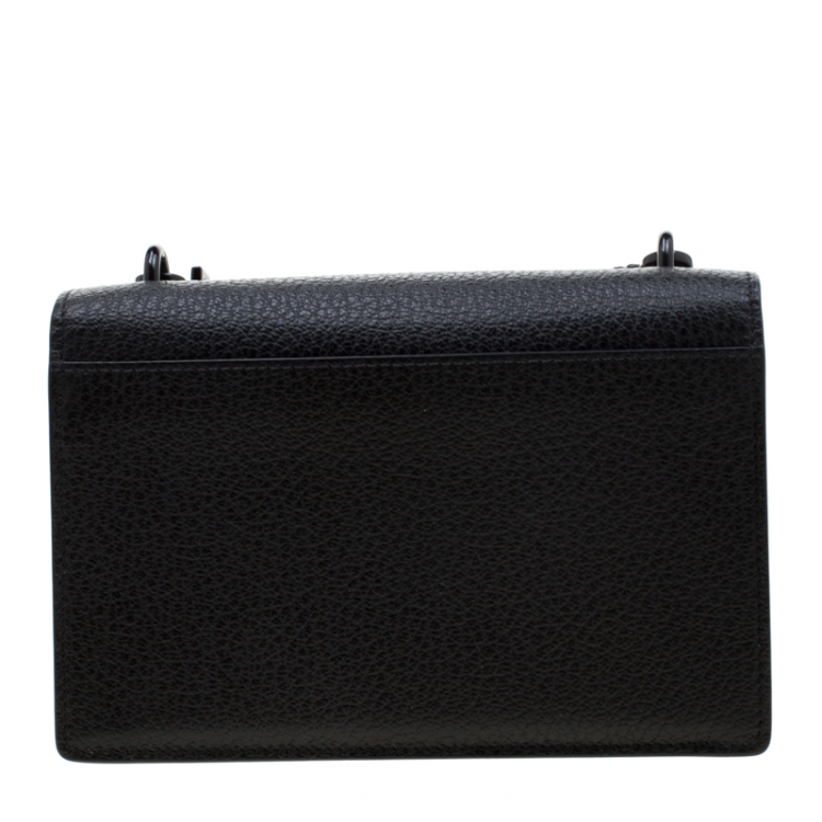 Pre Owned Saint Laurent Paris Black Leather Sunset Shoulder Bag