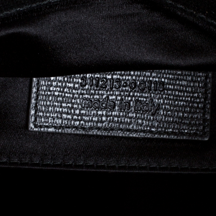 Pre Owned Saint Laurent Paris Black Leather Large Chyc Clutch