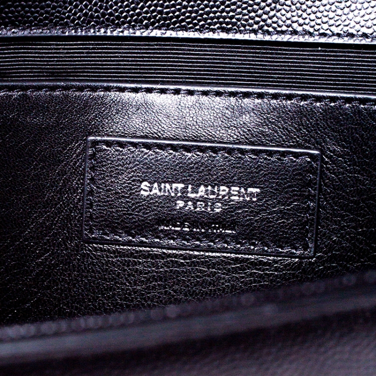 مملوكة مسبقًا Saint Laurent Paris Black Leather Kate Chain Shoulder Bag