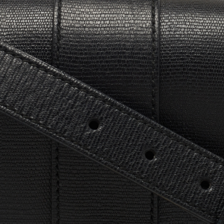 مملوكة مسبقًا Yves Saint Laurent Black Leather Chyc Shoulder Bag