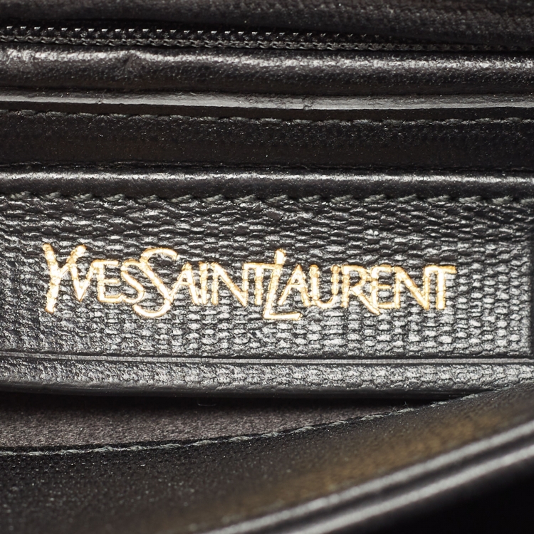مملوكة مسبقًا Yves Saint Laurent Black Leather Chyc Shoulder Bag