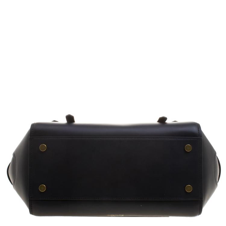 مملوكة مسبقًا ZAC Zac Posen Black Leather Eartha Belted Satchel