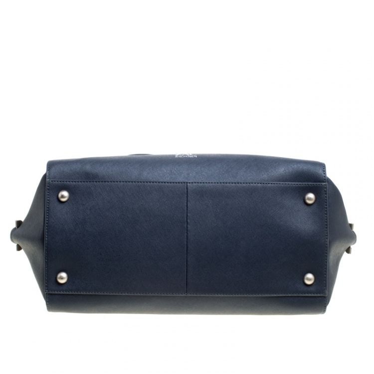 Pre Owned Zac Zac Posen Blue Leather Tote