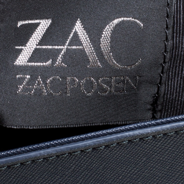 Pre Owned Zac Zac Posen Blue Leather Tote