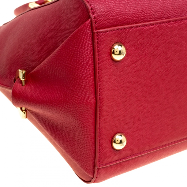 مملوكة مسبقًا Zac Zac Pozen Red Leather Tote