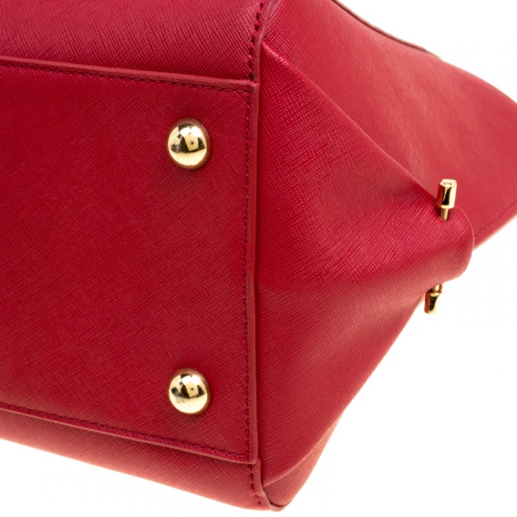 مملوكة مسبقًا Zac Zac Pozen Red Leather Tote