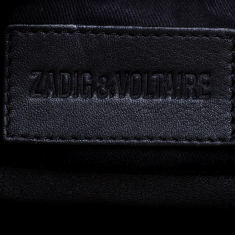 Pre Owned Zadig and Voltaire Black Quilted Leather Bobo Drawstring Bucket Bag