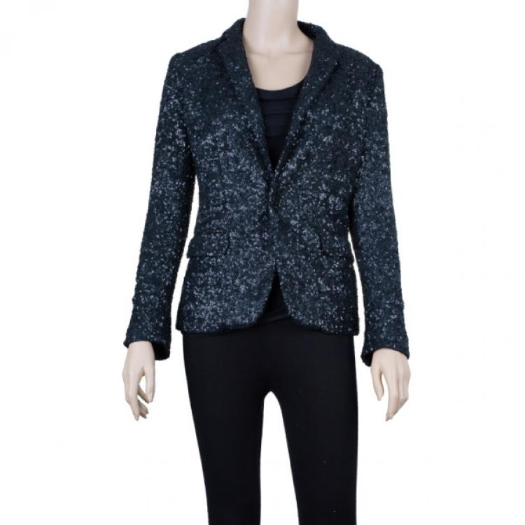 Pre Owned Zadig & Voltaire Sequin Jacket S