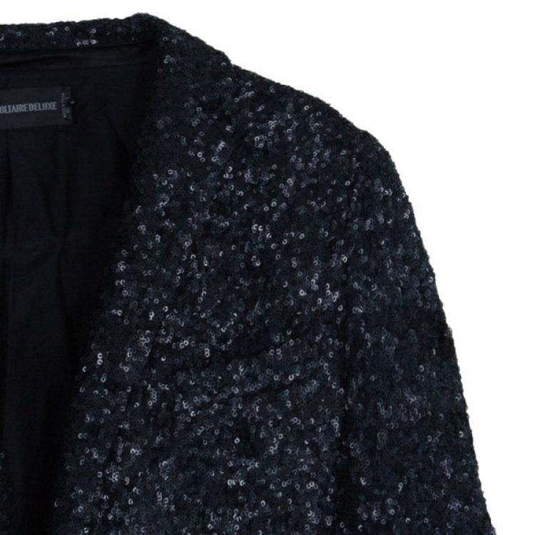 Pre Owned Zadig & Voltaire Sequin Jacket S