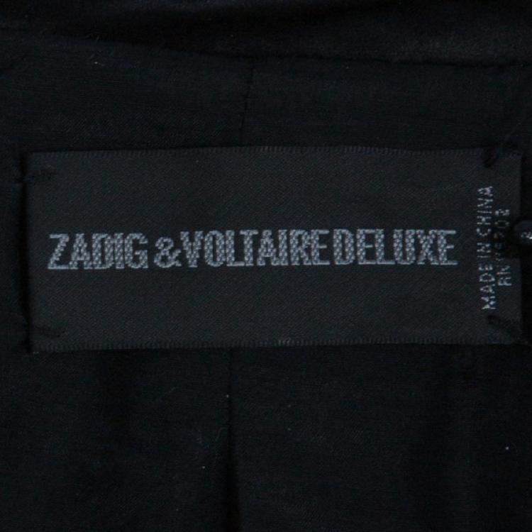 Pre Owned Zadig & Voltaire Sequin Jacket S