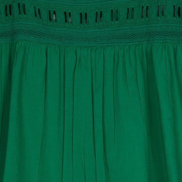 Pre Owned Zadig & Voltaire Crochet Cotton Top M
