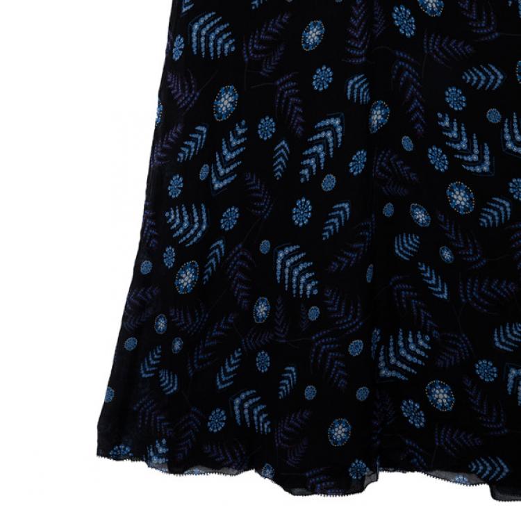 Pre Owned Zadig & Voltaire Luxe Printed Dress L