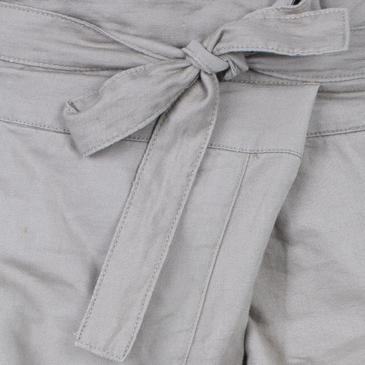 مملوكة مسبقًا Zadig & Voltaire Plumo Two-Tone Cropped Pants XS