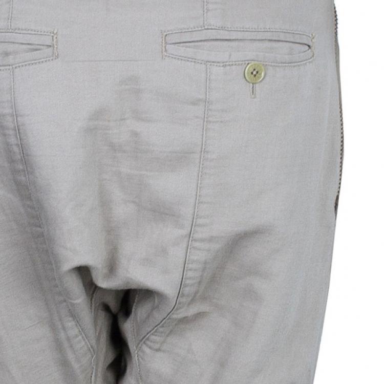 مملوكة مسبقًا Zadig & Voltaire Plumo Two-Tone Cropped Pants XS