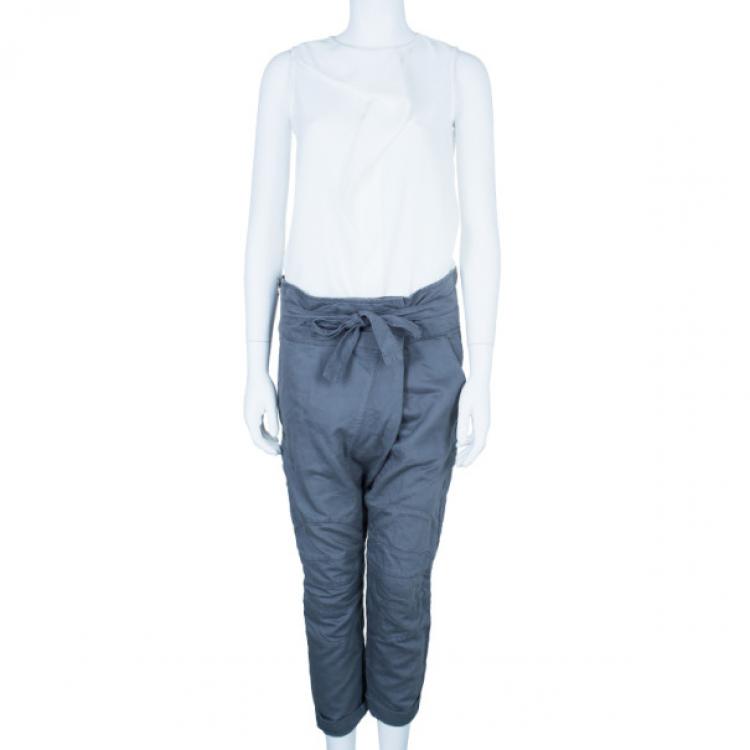 Pre Owned Zadig & Voltaire Plumo Cropped Pants S