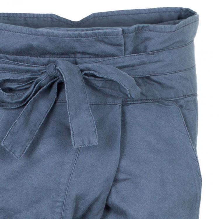 Pre Owned Zadig & Voltaire Plumo Cropped Pants S